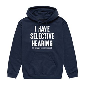 Men's Selective Hearing Graphic Hoodie