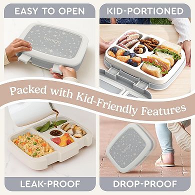 Bentgo Whimsy & Wonder Collection Prints Durable & Leak-Proof Children's Lunch Box