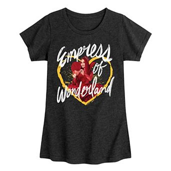 Disney's Descendants 4 Red Girls 7-16 Empress Of Wonderland Graphic Tee