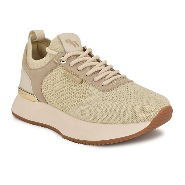 Nine West Freska Casual Lace-Up Round Toe Sneakers