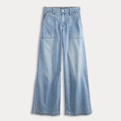 Juniors' Project Indigo Back Elastic Drapey Trousers