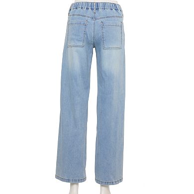 Juniors' Project Indigo Back Elastic Drapey Trousers