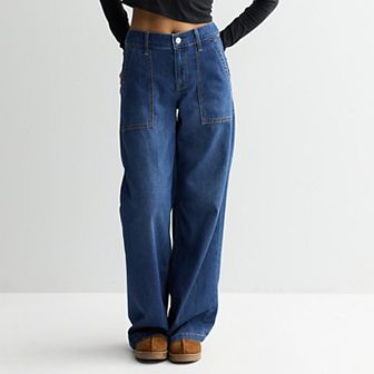 Juniors' Project Indigo Back Elastic Drapey Trousers