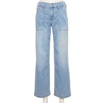 Juniors' Project Indigo Back Elastic Drapey Trousers