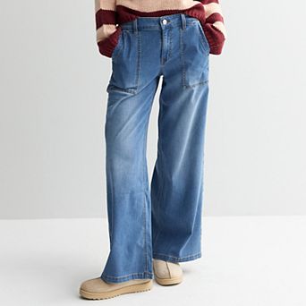 Juniors' Project Indigo Back Elastic Drapey Trousers