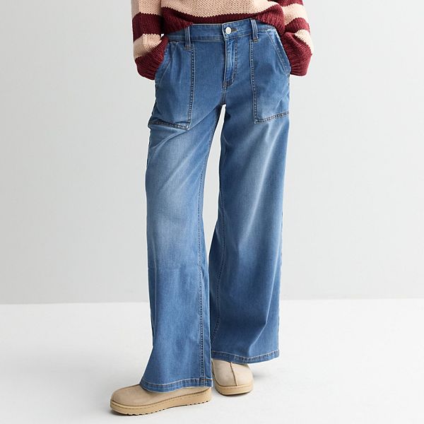 Juniors' Project Indigo Back Elastic Drapey Trousers