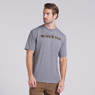 Men's Fanatics Heather Gray Baltimore Ravens Tri-Blend T-Shirt