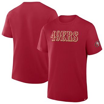Men's Fanatics Scarlet San Francisco 49ers Legacy Cotton T-Shirt