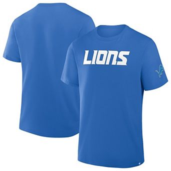 Men's Fanatics Blue Detroit Lions Legacy Cotton T-Shirt