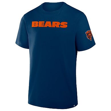 Men's Fanatics Navy Chicago Bears Legacy Cotton T-Shirt