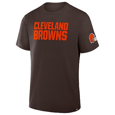 Men's Fanatics Brown Cleveland Browns Legacy Cotton T-Shirt