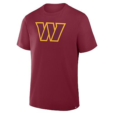 Men's Fanatics Garnet Washington Commanders Legacy Cotton T-Shirt