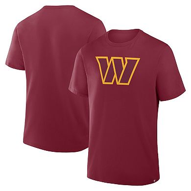 Men's Fanatics Garnet Washington Commanders Legacy Cotton T-Shirt