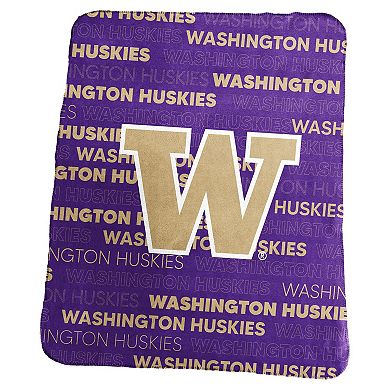 "Washington Huskies 50"" x 60"" Raschel Blanket"