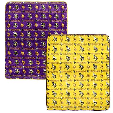 Pegasus Minnesota Vikings 60” x 70” Home & Away Two-Piece Blanket Set