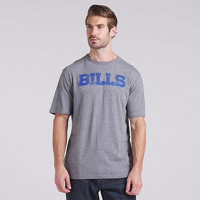 Men's Fanatics Heather Gray Buffalo Bills Tri-Blend T-Shirt
