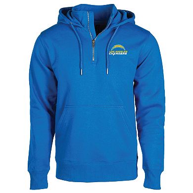Unisex Dunbrooke Powder Blue Los Angeles Chargers Defender Quarter-Zip Hoodie