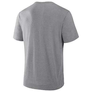 Men's Fanatics Heather Gray San Francisco 49ers Tri-Blend T-Shirt