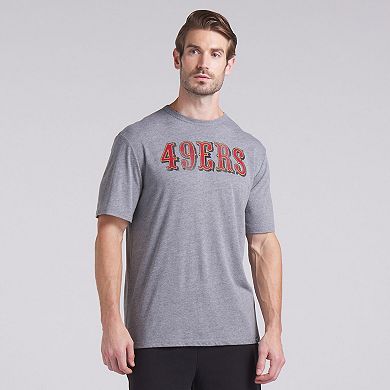 Men's Fanatics Heather Gray San Francisco 49ers Tri-Blend T-Shirt