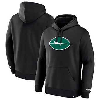 Men's Fanatics Black New York Jets Legacy Fleece Pullover Hoodie