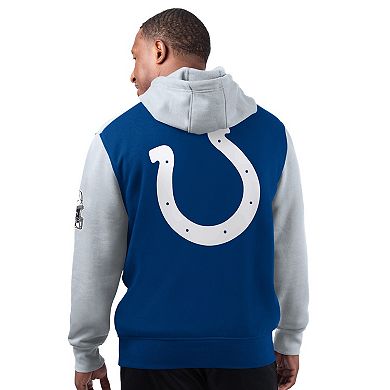 Men's Starter Royal Indianapolis Colts Extreme Pullover Hoodie