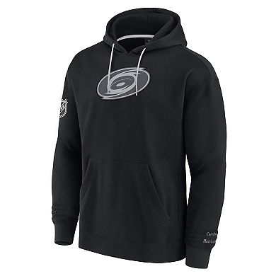 Men's Fanatics Black Carolina Hurricanes Elements Pace Pullover Hoodie