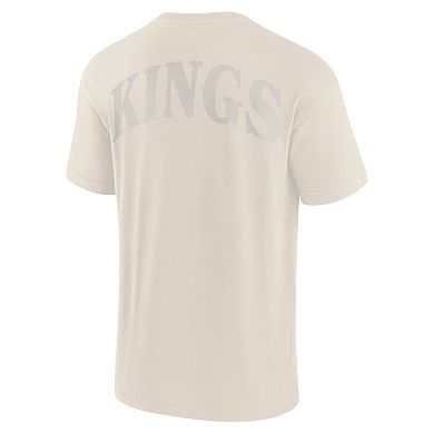 Men's Fanatics Cream Sacramento Kings Elements Iconic T-Shirt