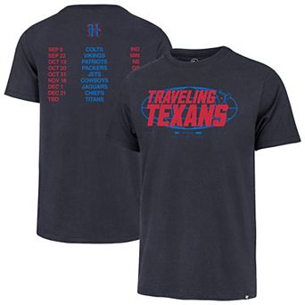 Men's '47 Navy Houston Texans Regional MVP Franklin T-Shirt