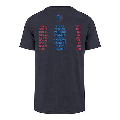 Men's '47 Navy Houston Texans Regional MVP Franklin T-Shirt