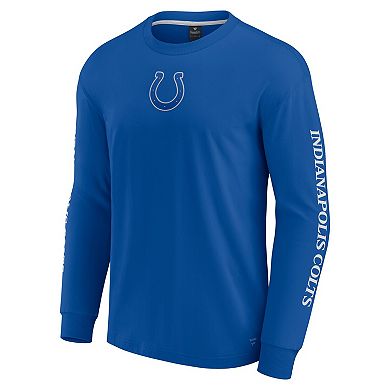 Unisex Fanatics Royal Indianapolis Colts Elements Strive Long Sleeve T-Shirt