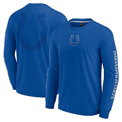 Unisex Fanatics Royal Indianapolis Colts Elements Strive Long Sleeve T-Shirt