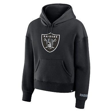 Women's Fanatics Black Las Vegas Raiders Legacy Fleece Pullover Hoodie