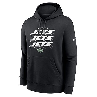 Men's Nike Black New York Jets Hometown Fleece Pullover Hoodie