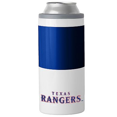 Texas Rangers 12oz. Colorblock Slim Can Cooler