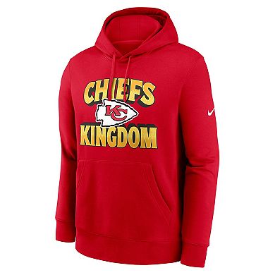 Men's Nike Red Kansas City Chiefs Hometown Fleece Pullover Hoodie