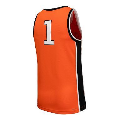Men's Nike #1 Orange Oklahoma State Cowboys Replica Basketball Jersey