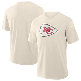 Men's Fanatics Cream Kansas City Chiefs Slub T-Shirt