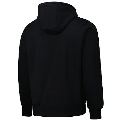 Unisex Dunbrooke Black Carolina Panthers Defender Quarter-Zip Hoodie
