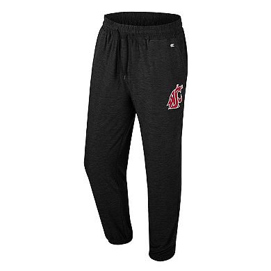 Men's Colosseum Black Washington State Cougars Revolution Jogger Pants