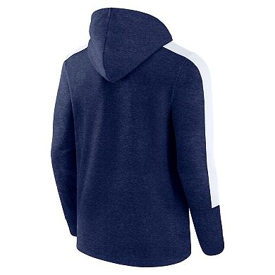 Men's��Fanatics Heather Navy Dallas Cowboys Gains Full-Zip Hoodie
