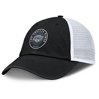 Men's Fanatics Black/White Los Angeles Kings Averie Trucker Adjustable Hat