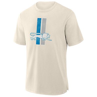 Men's Fanatics Cream Detroit Lions Slub T-Shirt