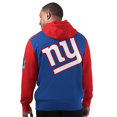 Men's Starter Royal New York Giants Extreme Pullover Hoodie