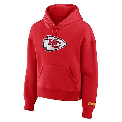 Women's Fanatics Red Kansas City Chiefs Legacy Fleece Pullover Hoodie