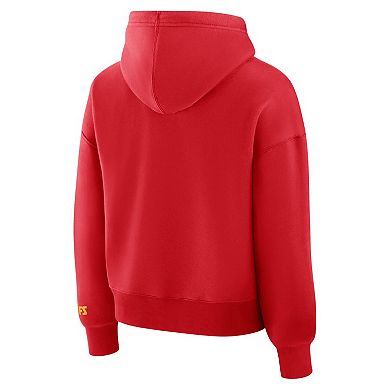 Women's Fanatics Red Kansas City Chiefs Legacy Fleece Pullover Hoodie