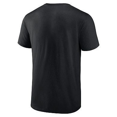 Men's Fanatics Lamar Jackson Black Baltimore Ravens Notorious Player Graphic T-Shirt