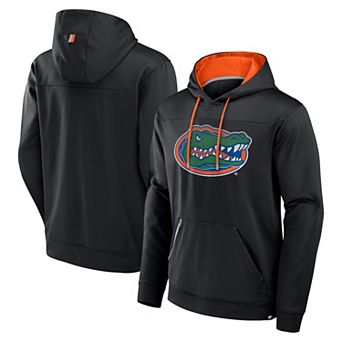 Men's Fanatics Black Florida Gators Defender Dot Faded Primary Pullover Hoodie
