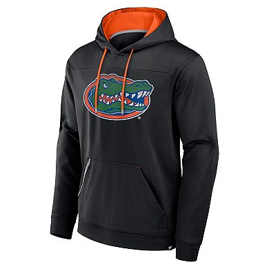 Men's Fanatics Black Florida Gators Defender Dot Faded Primary Pullover Hoodie