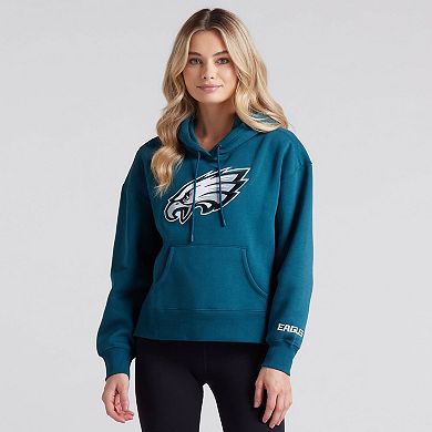 Women's Fanatics Green Philadelphia Eagles Legacy Fleece Pullover Hoodie