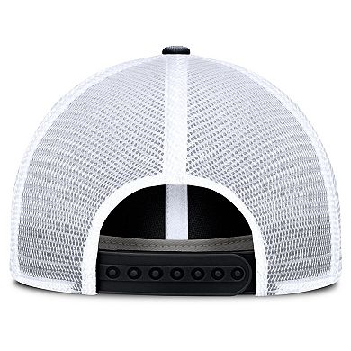 Men's Fanatics Black/White Pittsburgh Penguins Averie Trucker Adjustable Hat